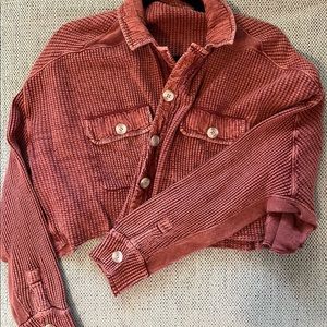Free People Cropped Jacket